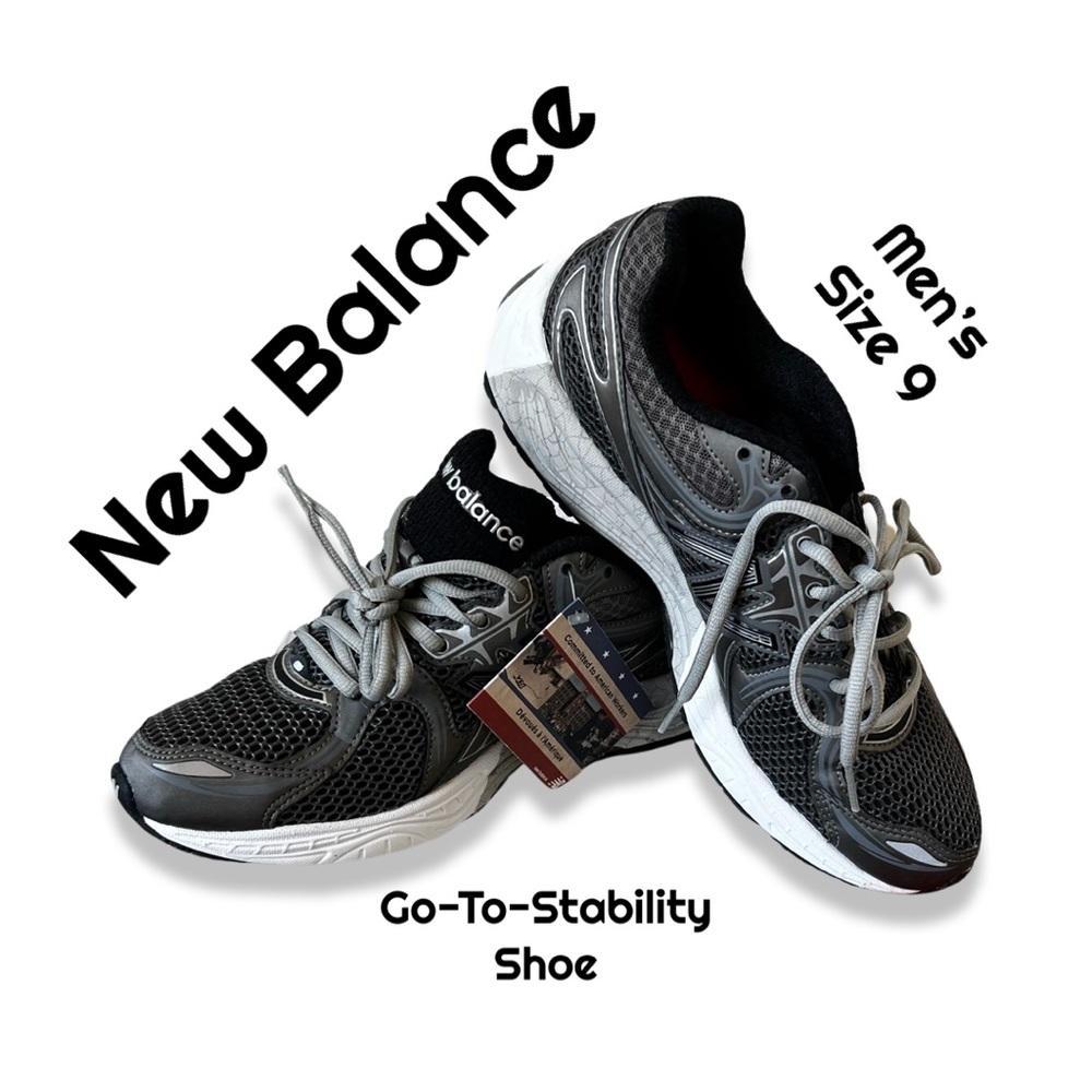 New in box. Men’s size 9 Medium. Color: dark grey/silver/white